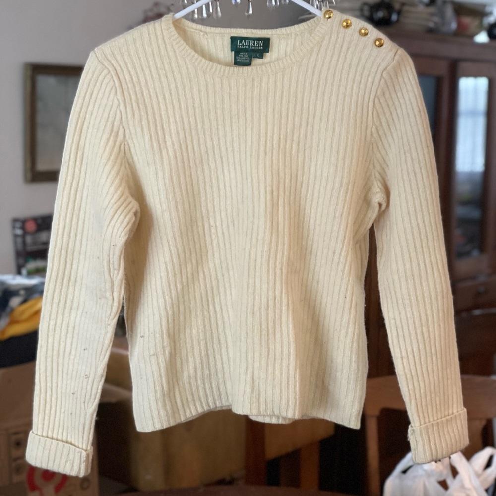 100% LAMBSWOOL Ralph Lauren Sweater